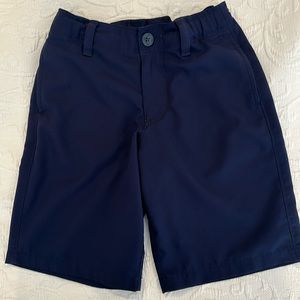 Navy Boys Under Armour Shorts